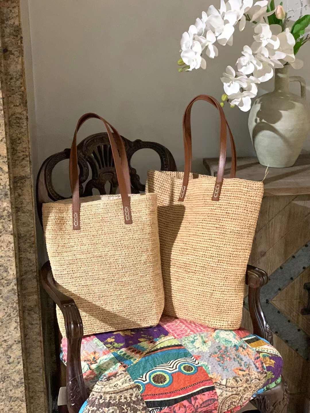 Crochet Raffia Tote