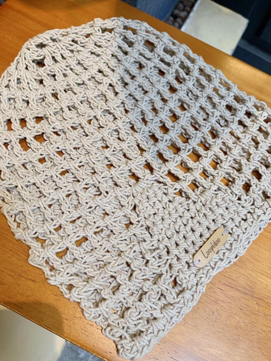 Sally Crochet Slouchy Beanie