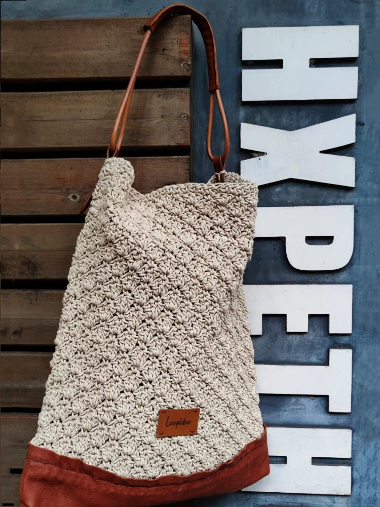 Offbeat Crochet Hobo Bag Shell Stitch