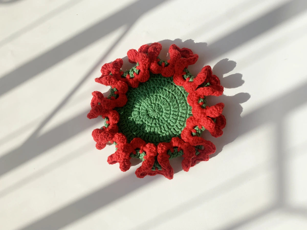 Crochet Christmas Coaster
