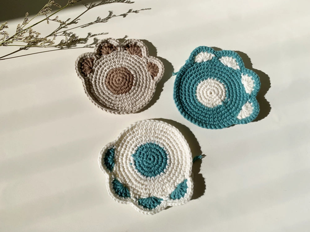 Paw Coaster Set