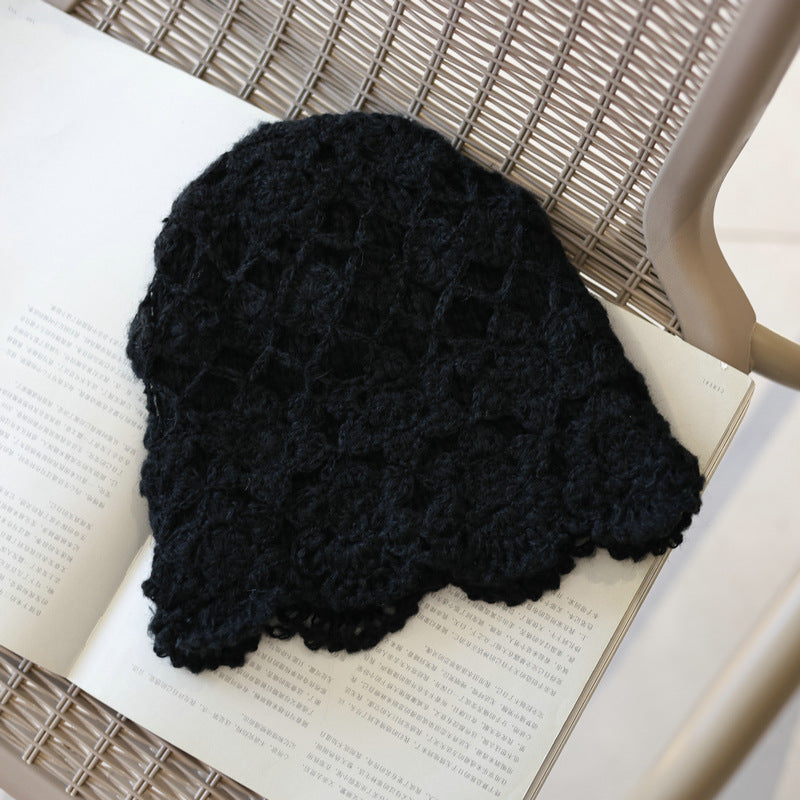 Lite Double Layer Vintage Crochet Slouchy Beanie