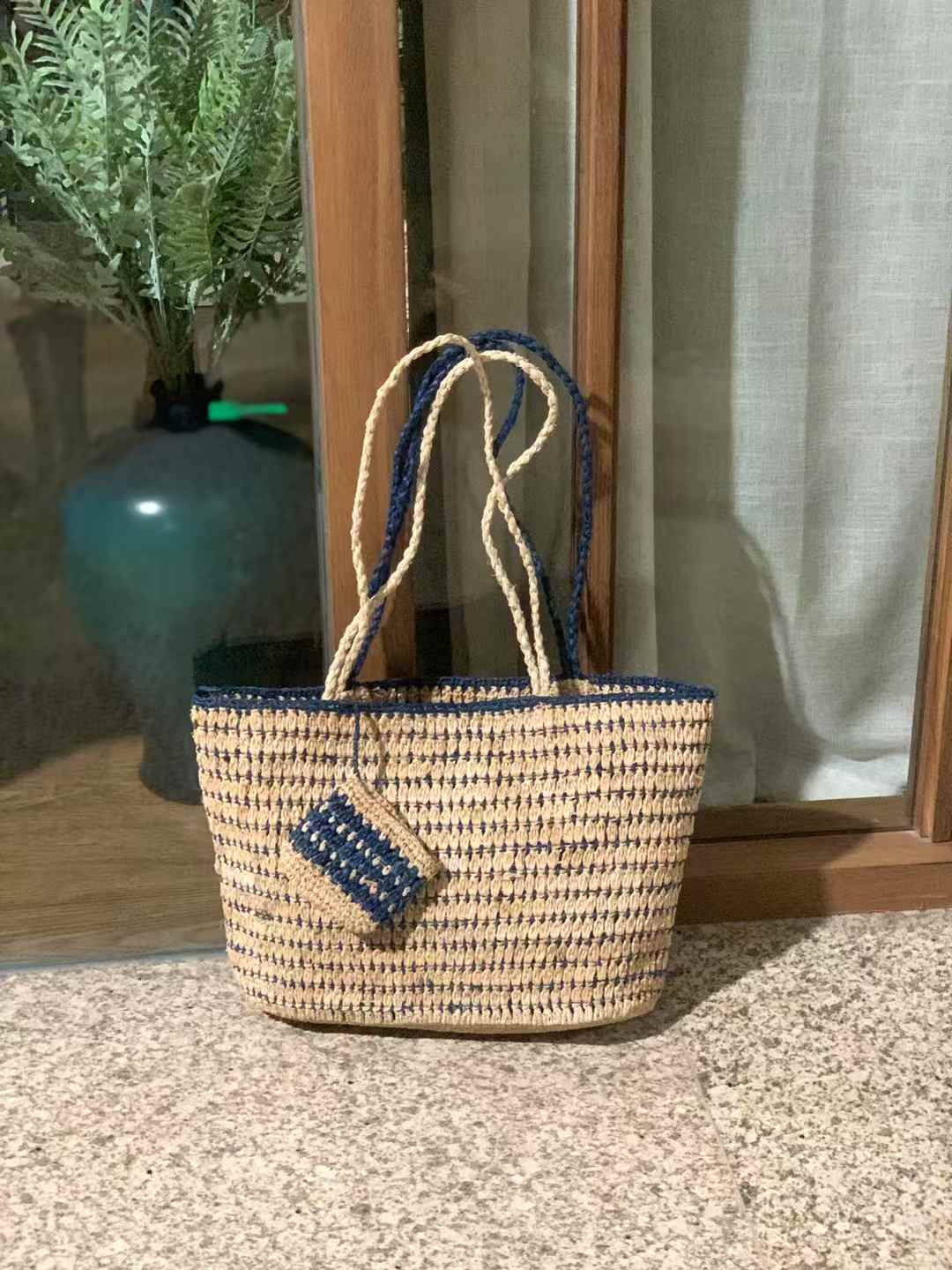raffia bag for women