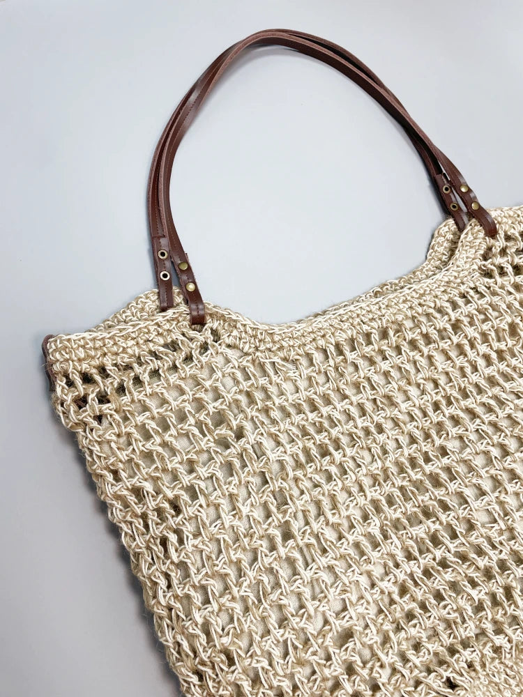 crochet mesh bag