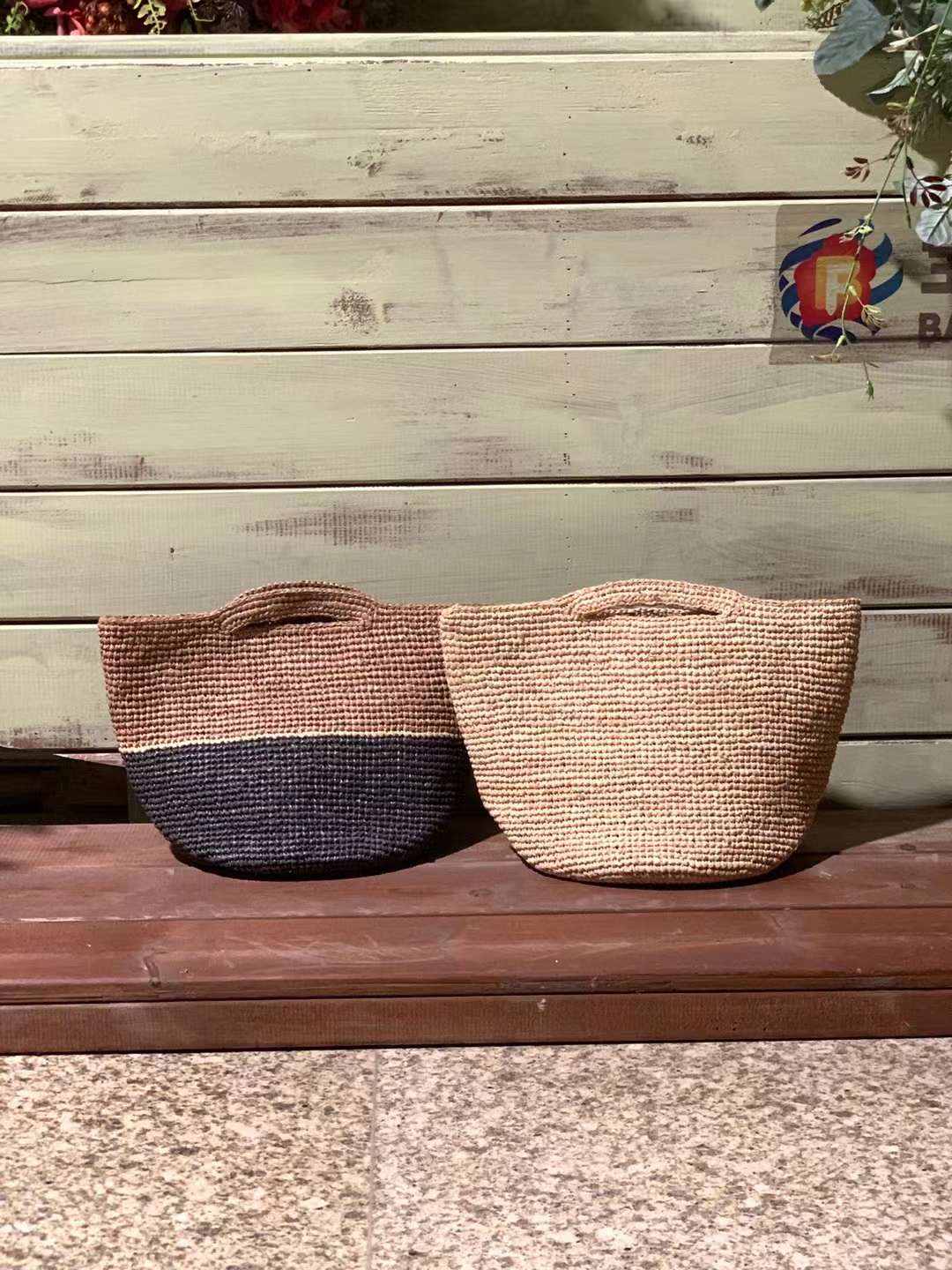 Rony Mini Raffia Tote