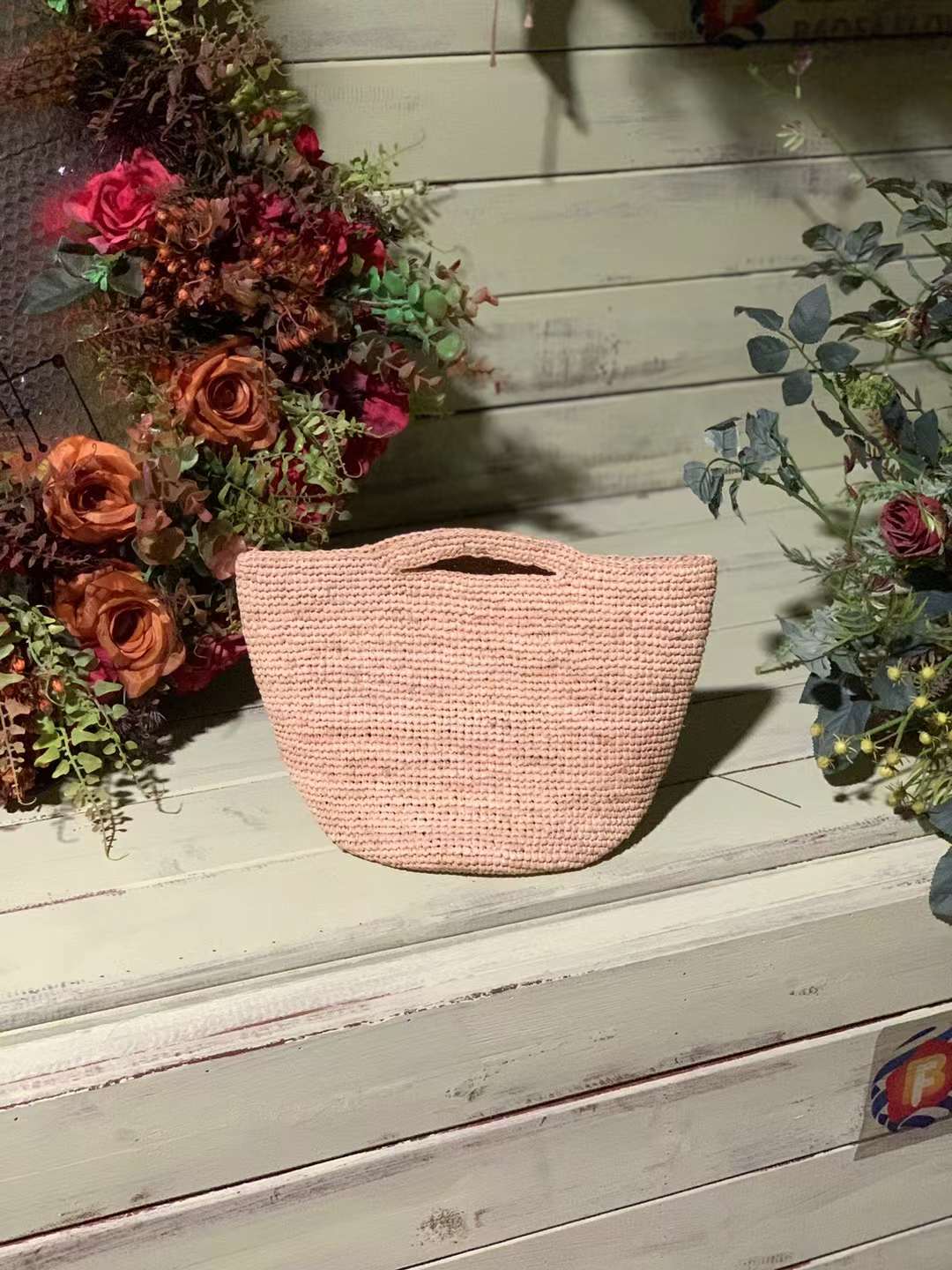 Rony Mini Raffia Tote