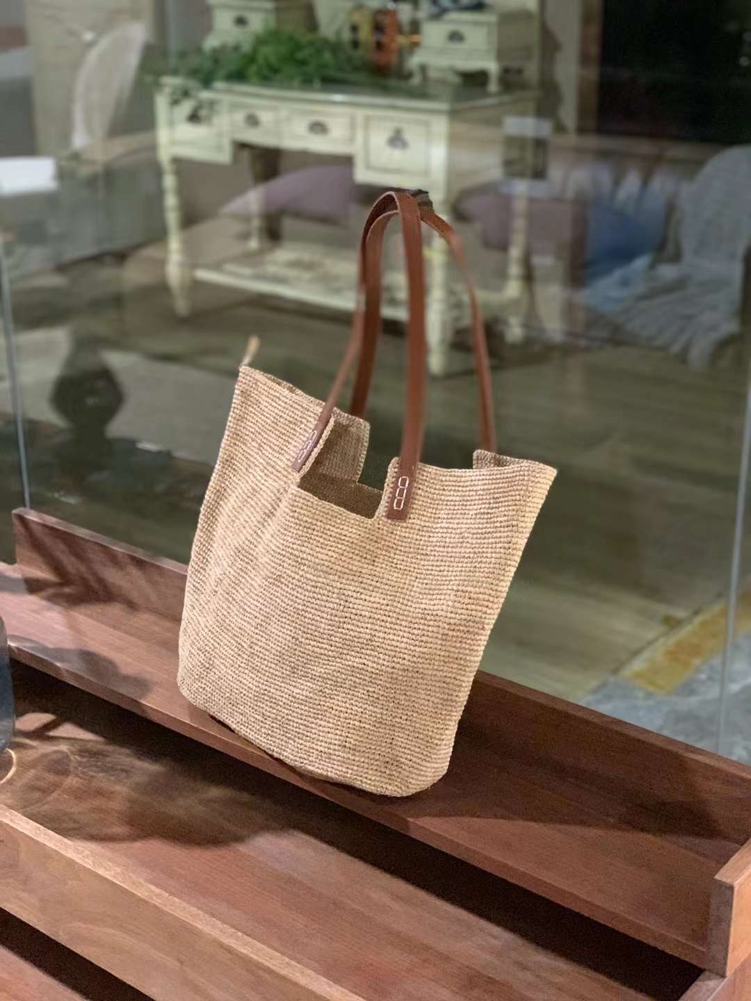 Straw Tote Bag