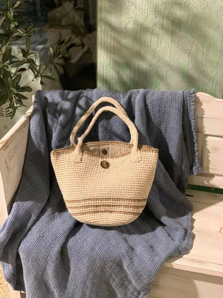 Fazi Cotton Crochet Handbag