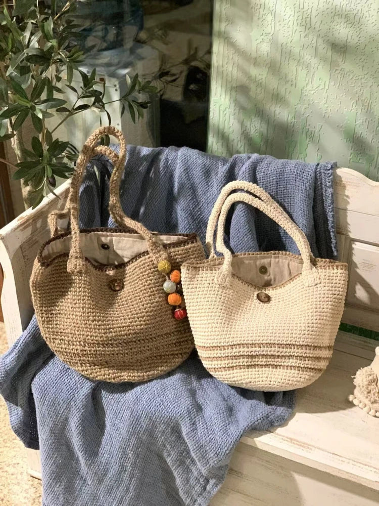 Fazi Cotton Crochet Handbag