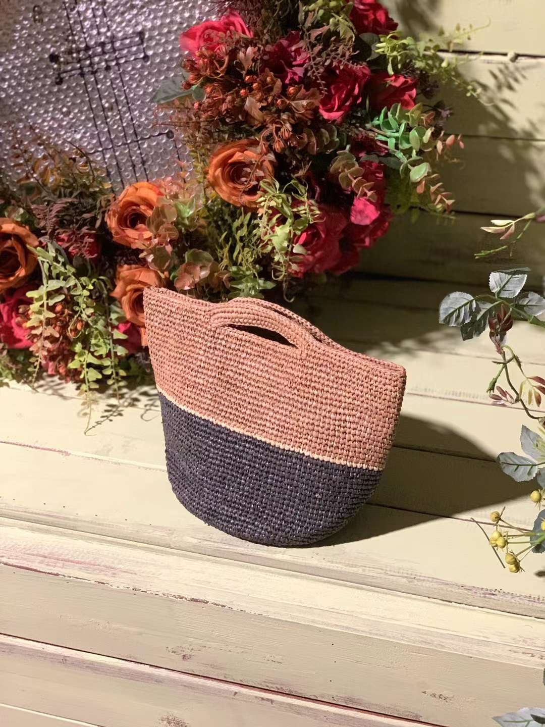 Rony Mini Raffia Tote