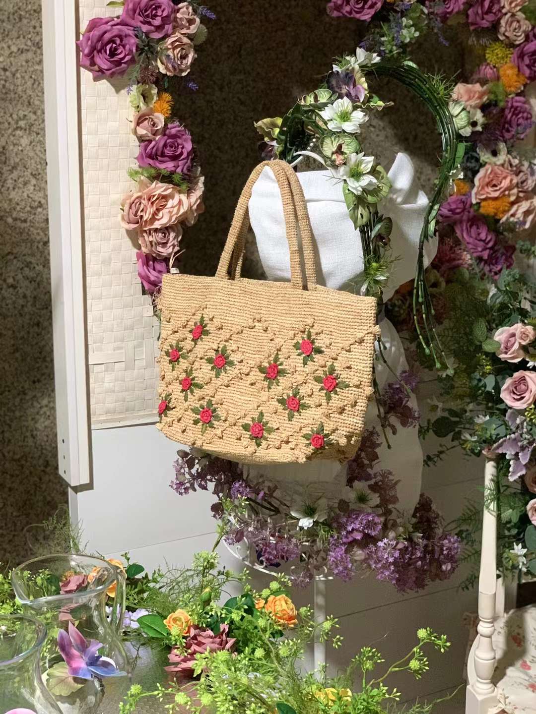 Straw Tote Bag