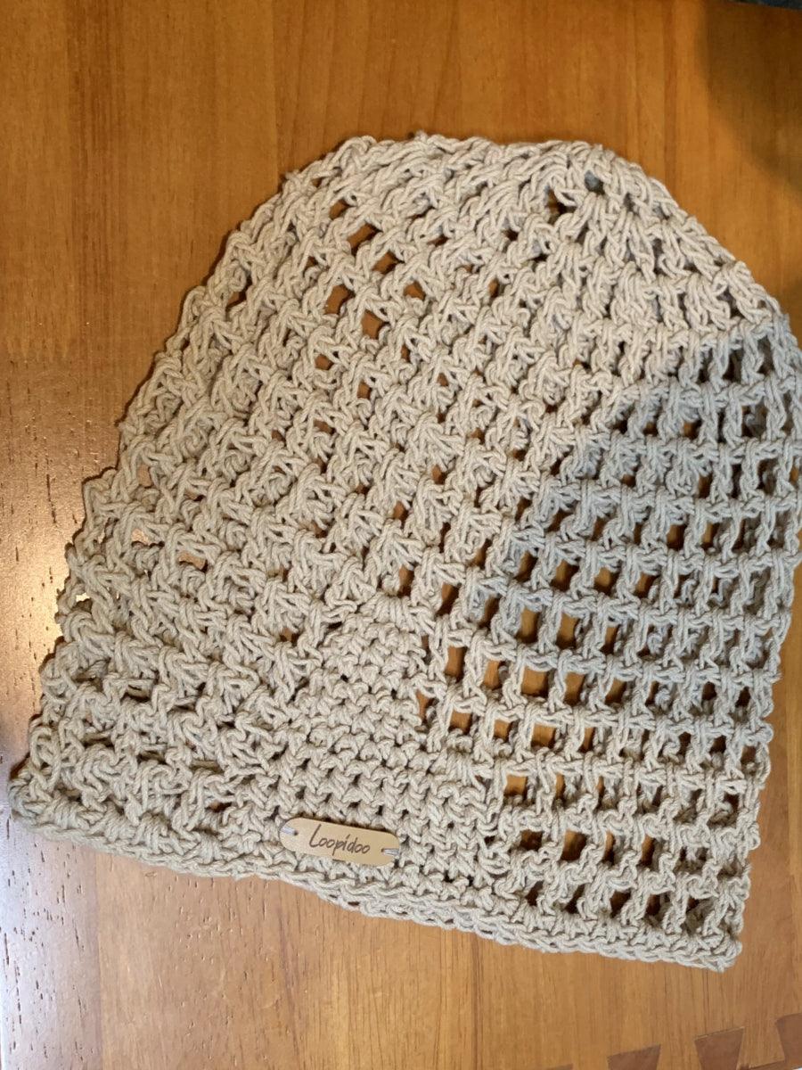 Sally Crochet Slouchy Beanie