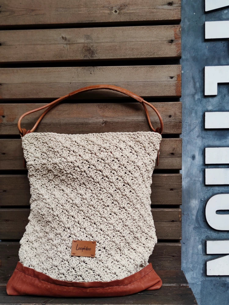 Offbeat Crochet Hobo Bag Shell Stitch