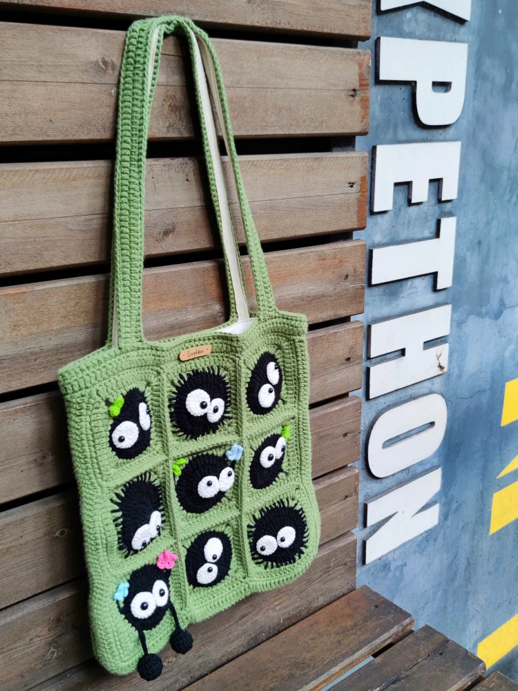 crochet shoulder bag