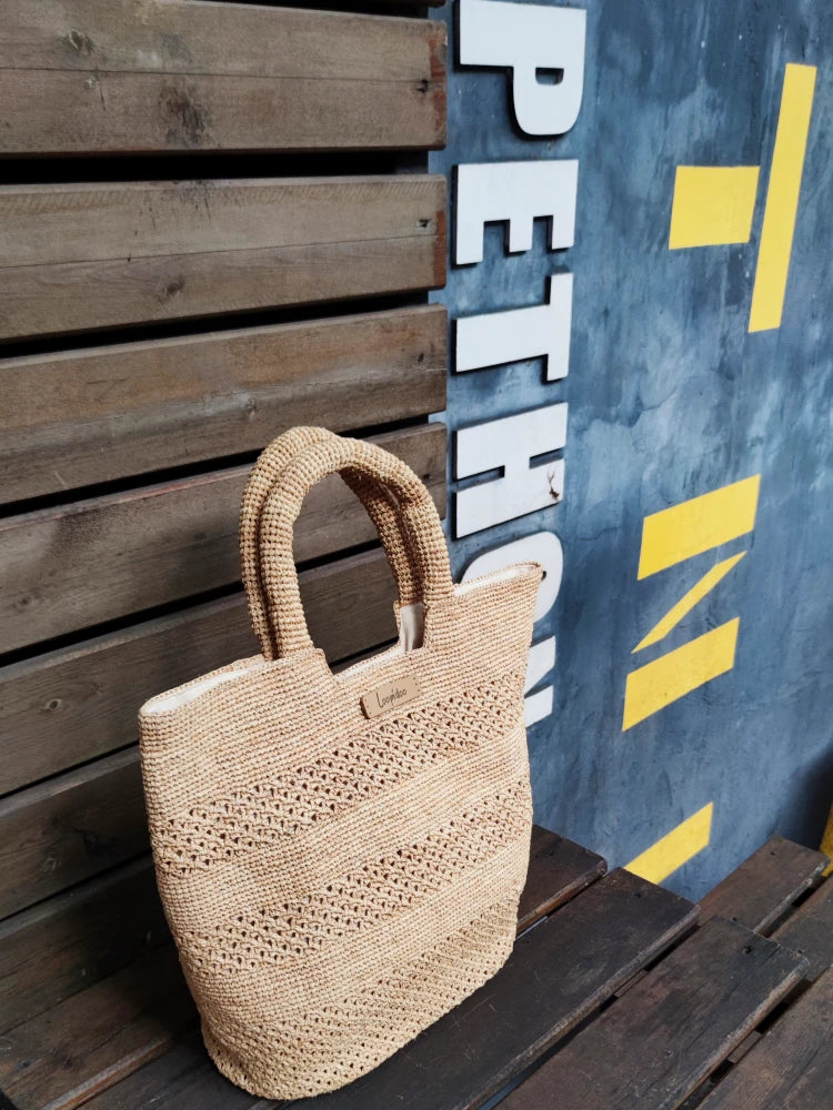 Ming Raffia Bag with Lining