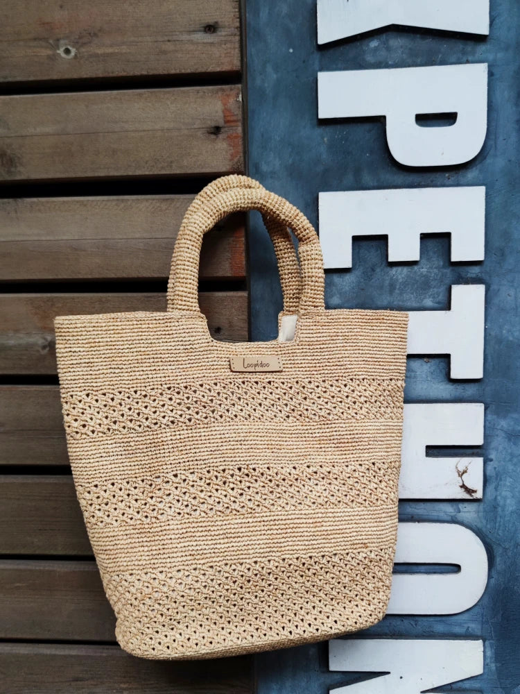 Ming Raffia Bag with Lining