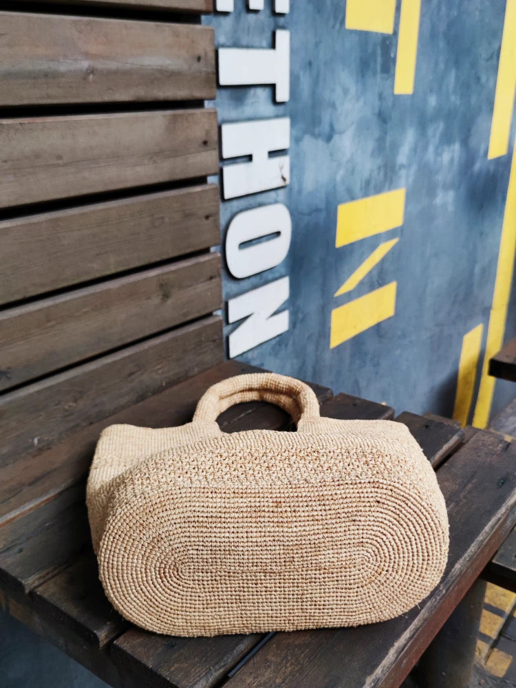 Ming Raffia Bag with Lining