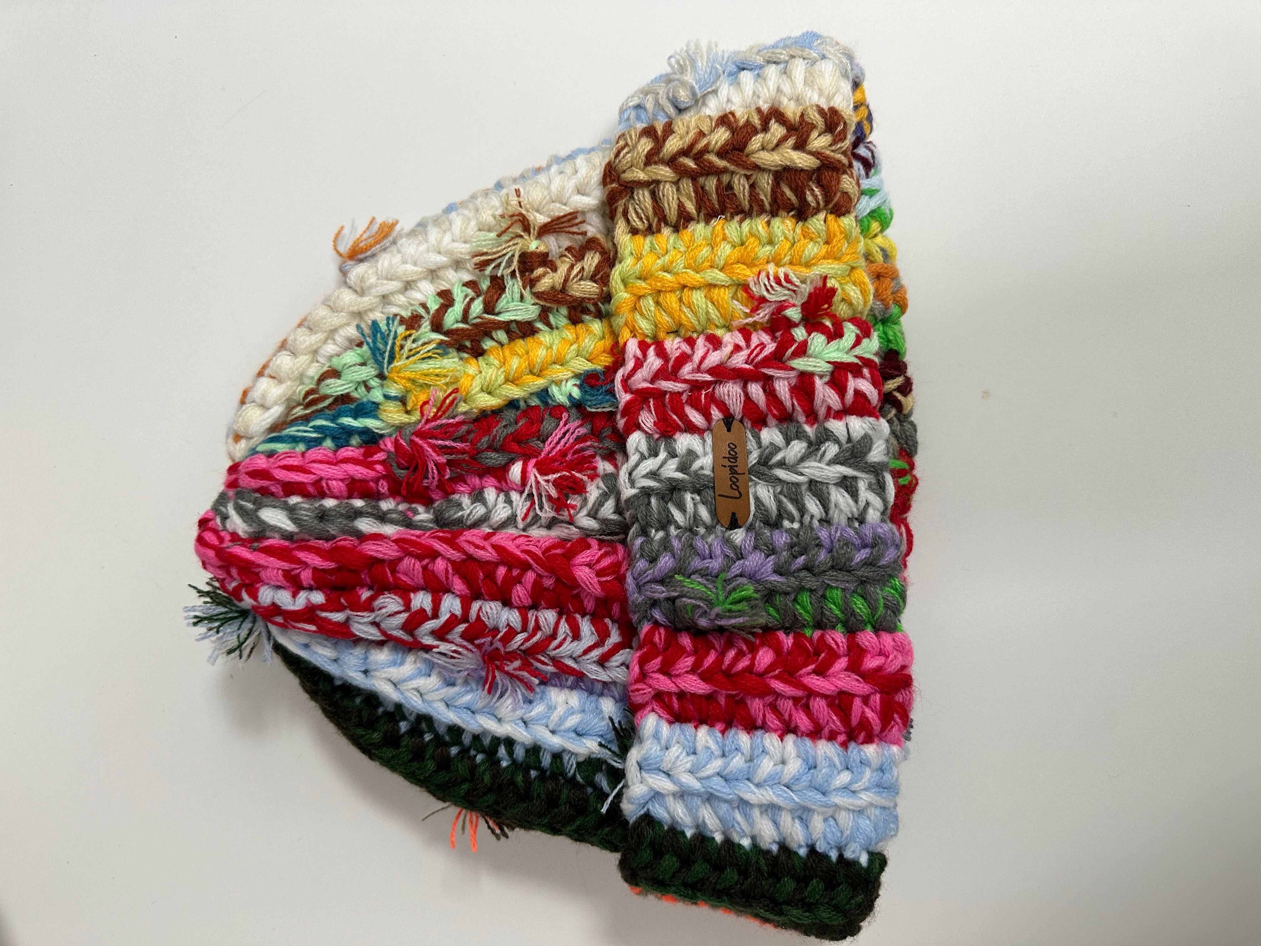 Leka Colorful Crochet Beanie