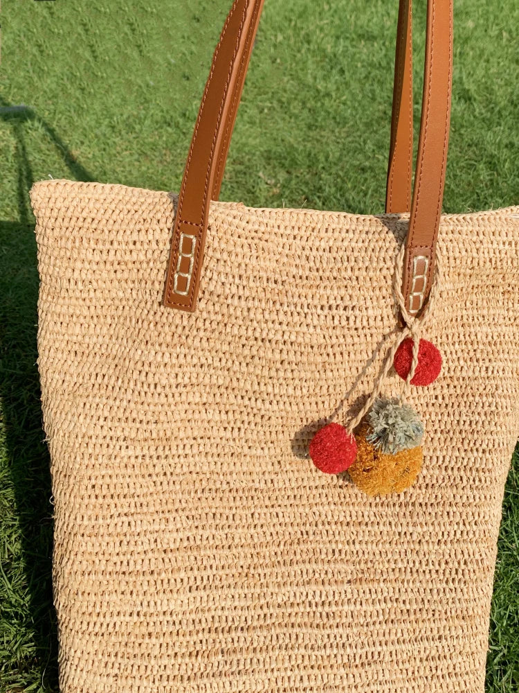 Raffia Bag Charm