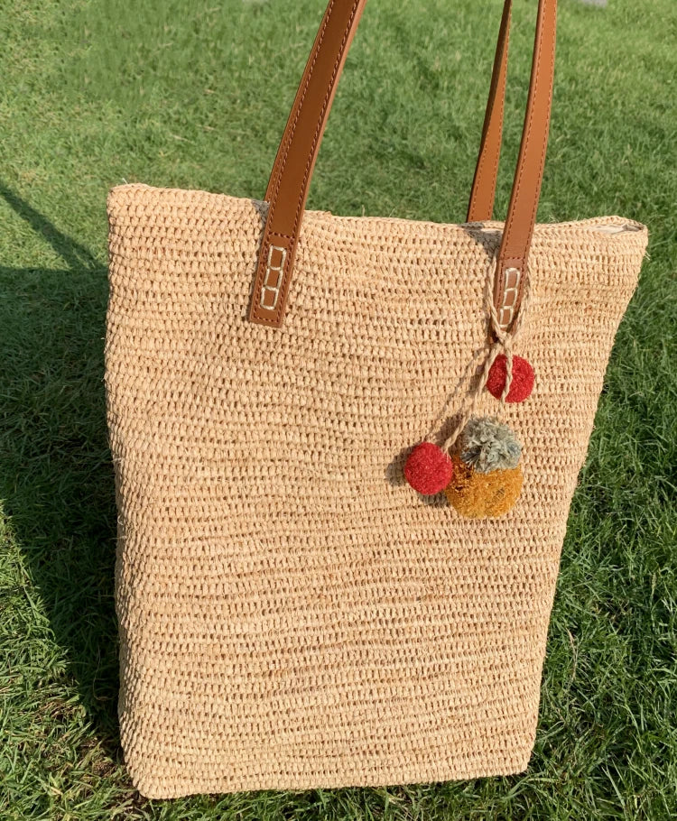 Raffia Bag Charm