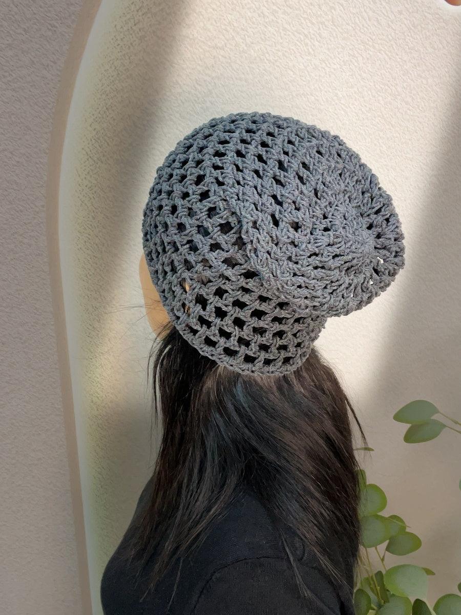 crochet slouchy beanie