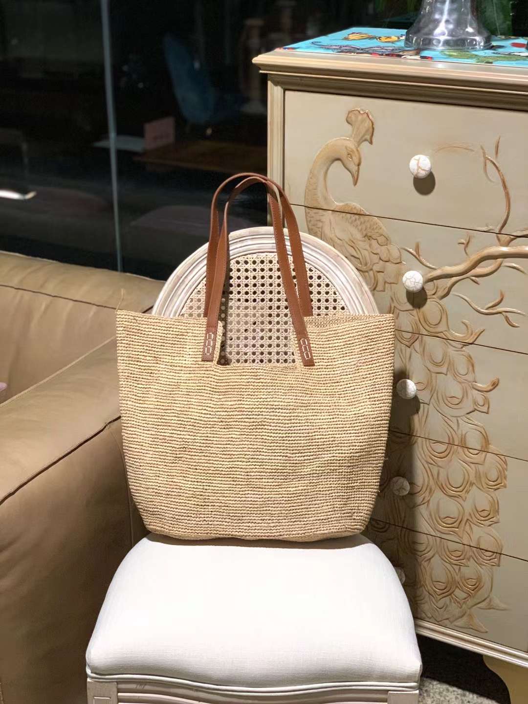 raffia bag