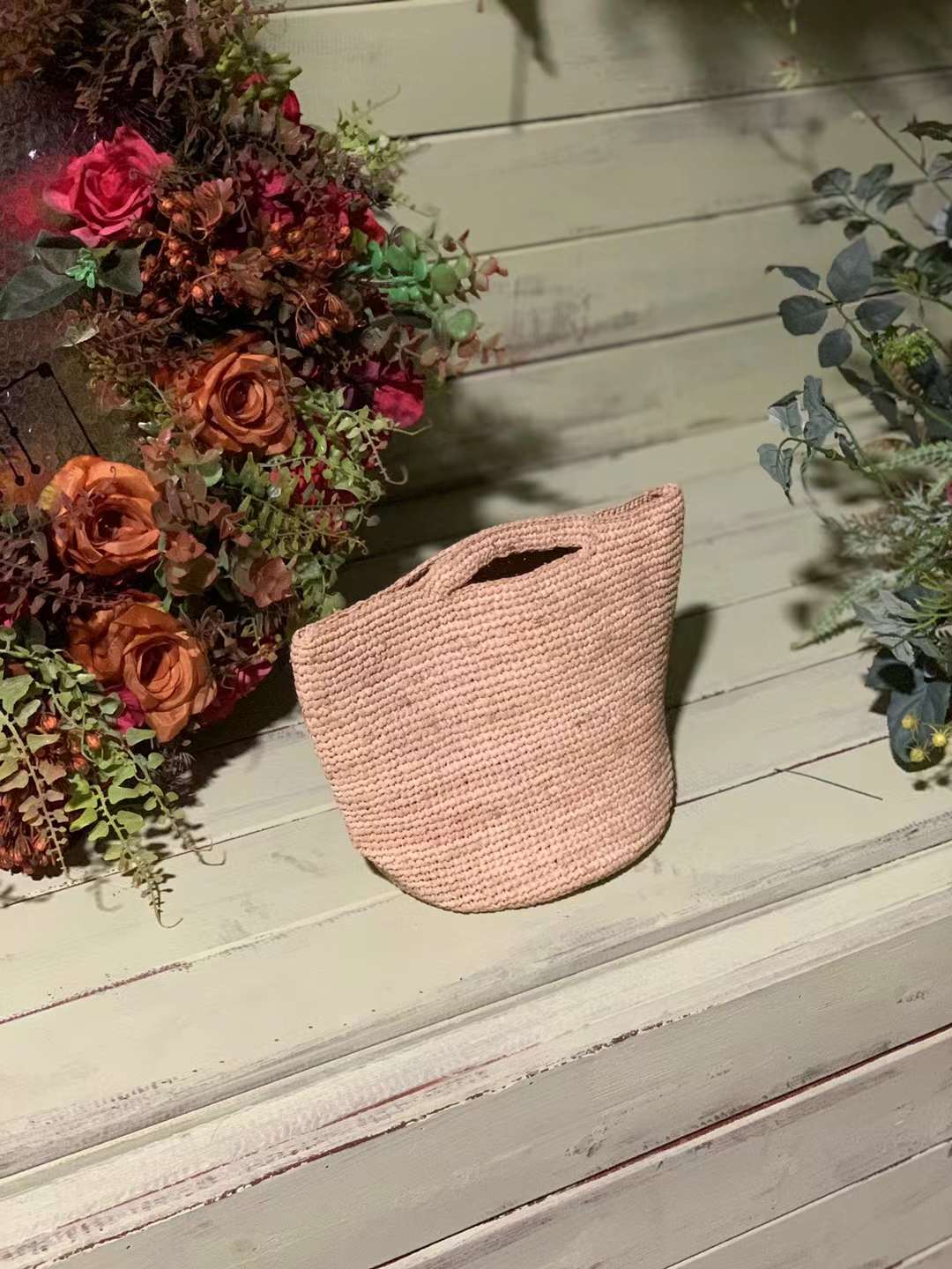 Rony Mini Raffia Tote